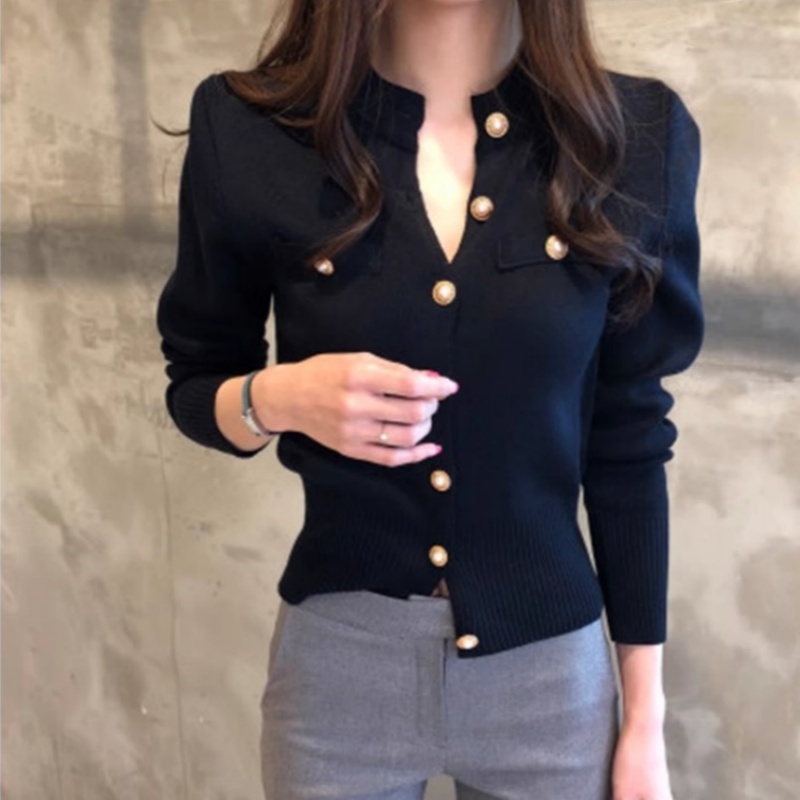 Wool Coat Peacoat - Sonbahar Uzun Kollu Moda Kadın Hırka