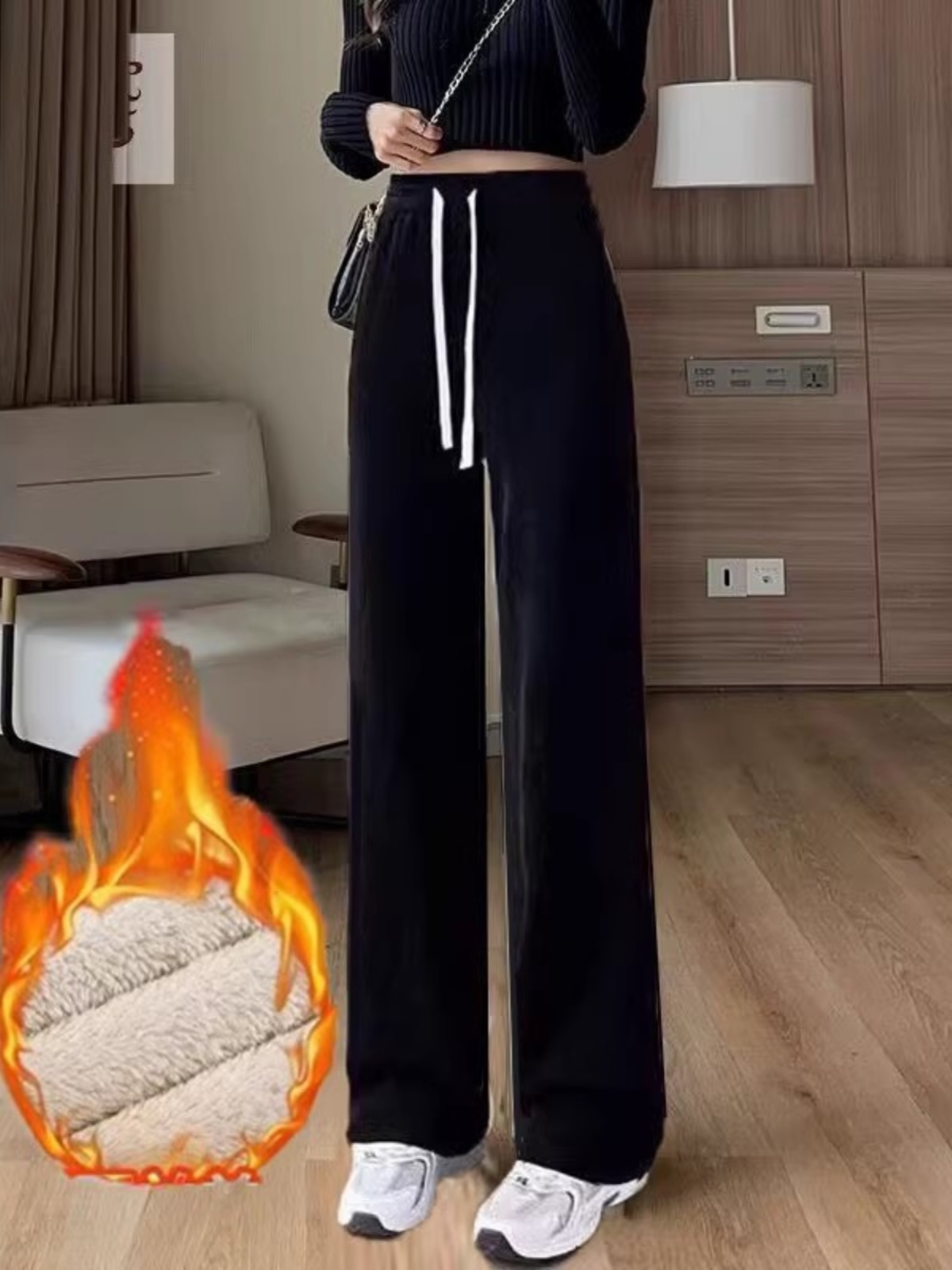 Kuzu Kadife Kalın Geniş Paça P - Corduroy Pant Warm incelemesi ve fiyatı