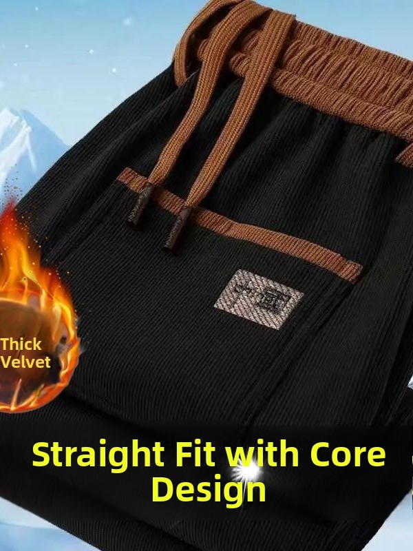 Erkekler için Rahat Kadife Pan - Corduroy Pant Warm incelemesi ve fiyatı