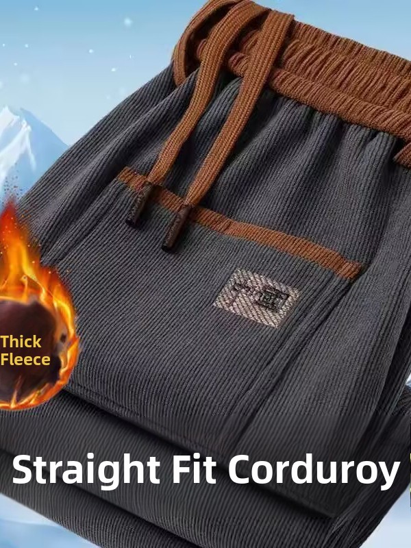 Erkekler için Rahat Kadife Pan - Corduroy Pant Warm incelemesi ve fiyatı